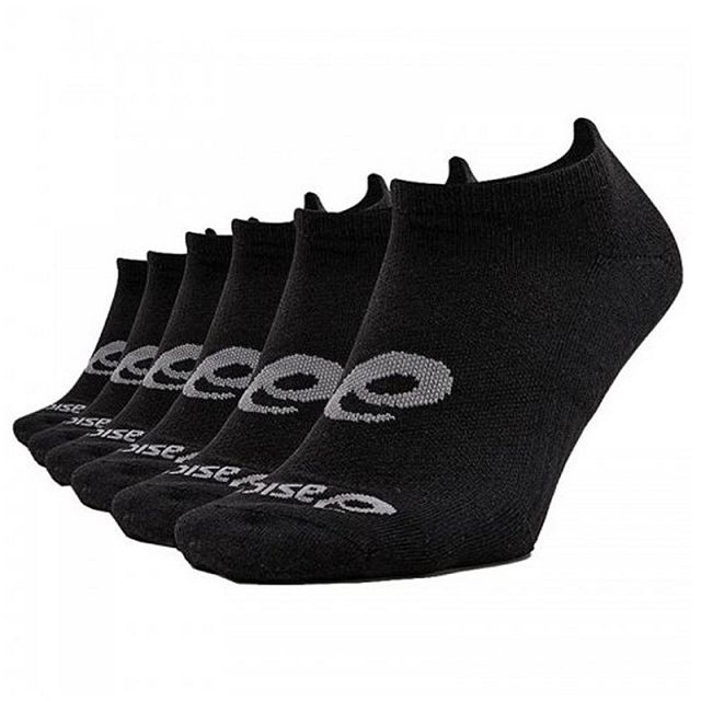 ASICS Invisible Socks 6-Pack Performance Black